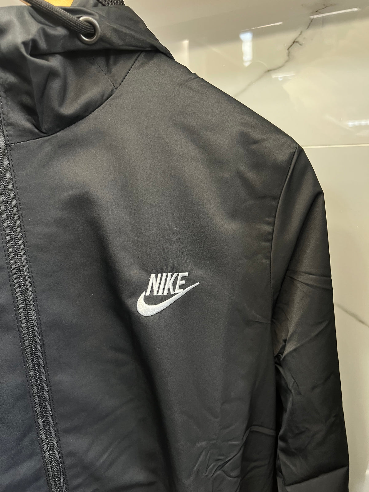 Nike Essential Swoosh Windbreaker Tracksuit – Αντιανεμικό Σετ Μαύρο