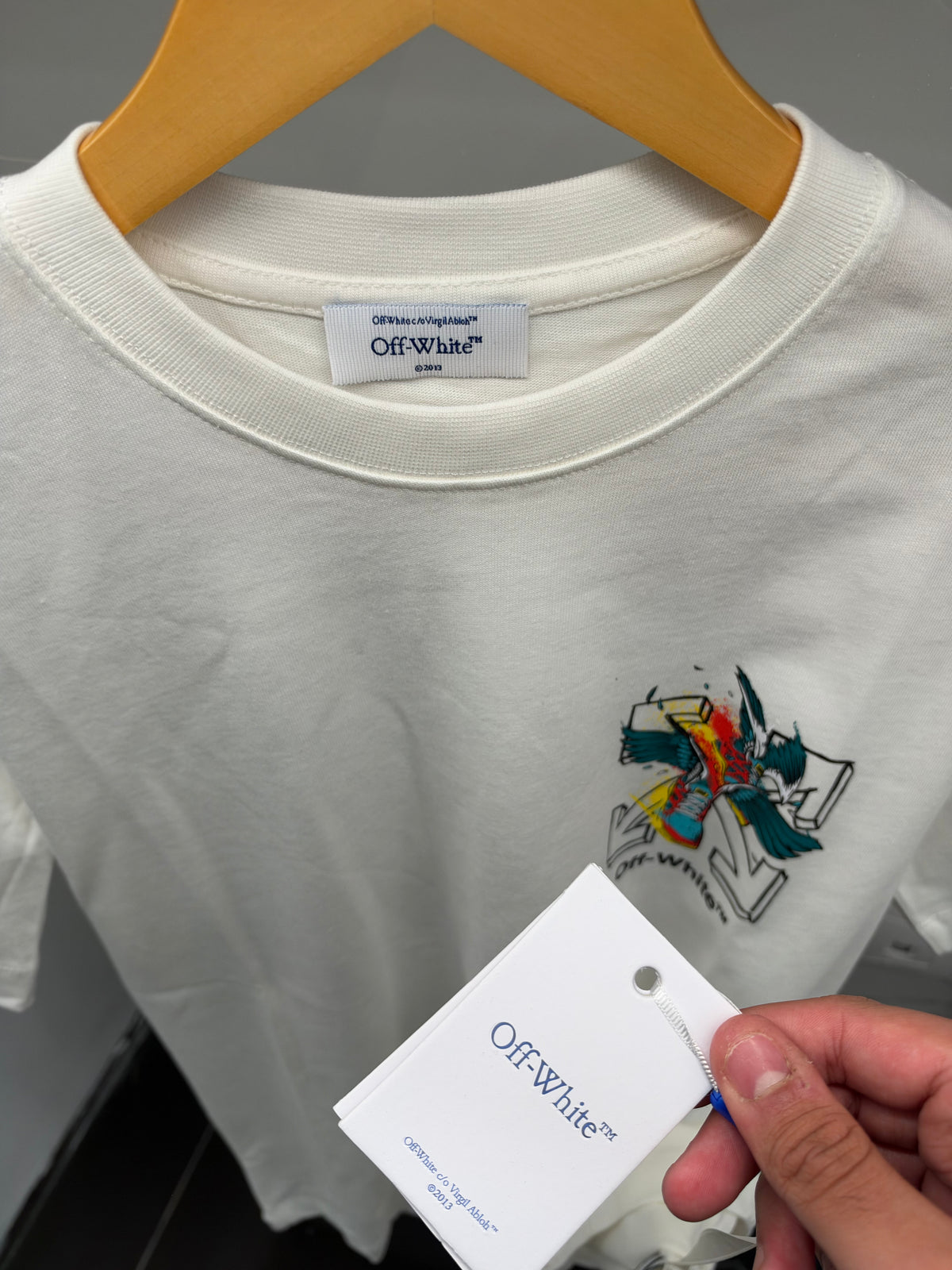 Off-White White Winged Sneakers T-Shirt