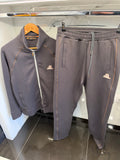 Loro Piana Teddy Logo Tracksuit – Σετ Φόρμας Ανθρακί