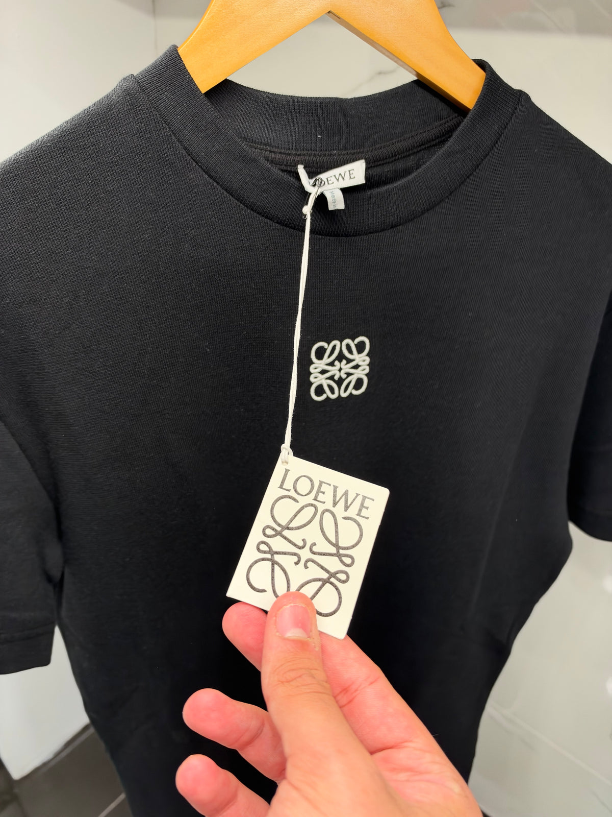 Loewe Black Anagram Logo T-Shirt