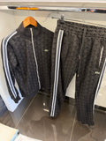 Lacoste Monogram Stripe Tracksuit – Σετ Φόρμας Μαύρο
