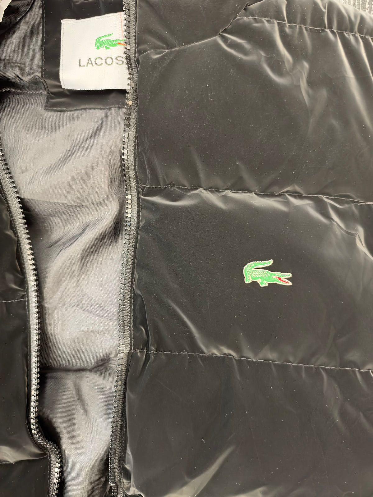 Lacoste Black Puffer Vest