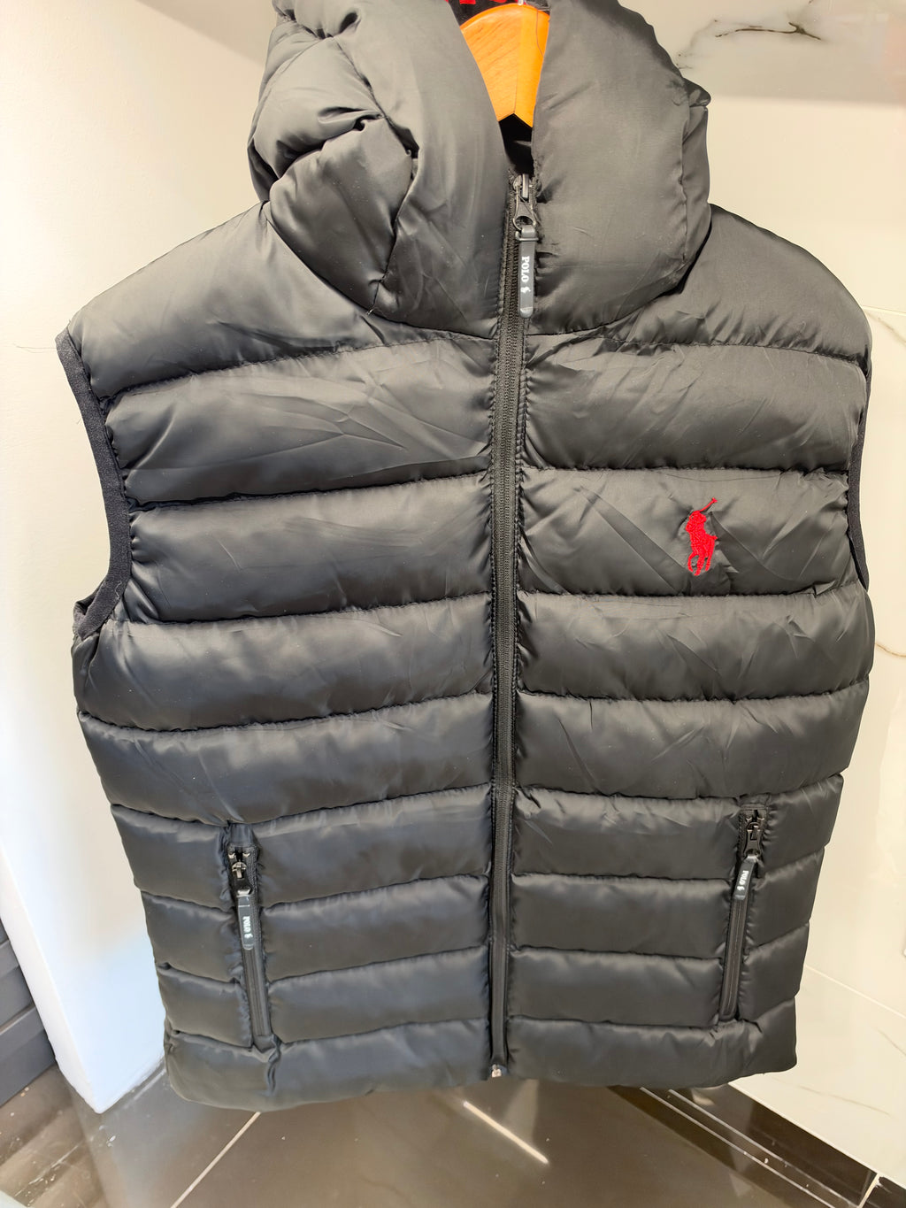 Polo Ralph Lauren BlackRed Puffer Vest