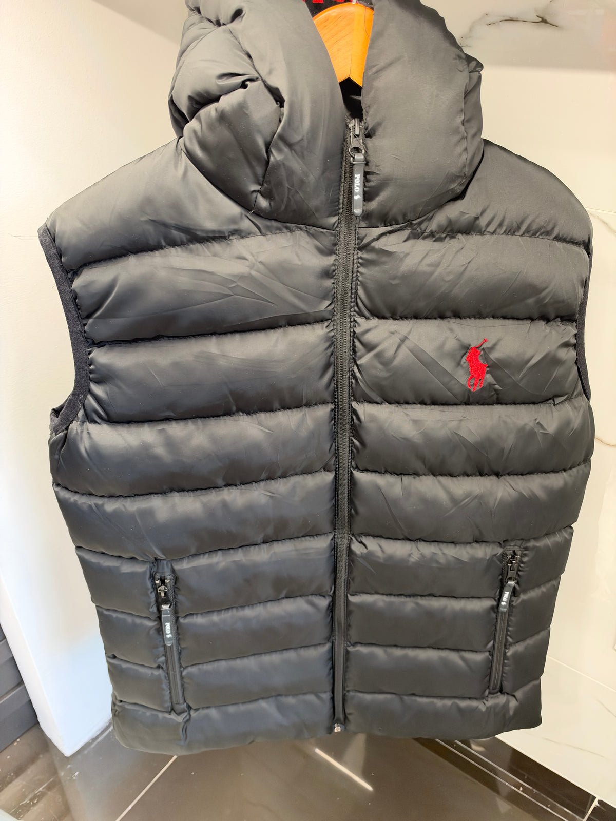 Polo Ralph Lauren BlackRed Puffer Vest
