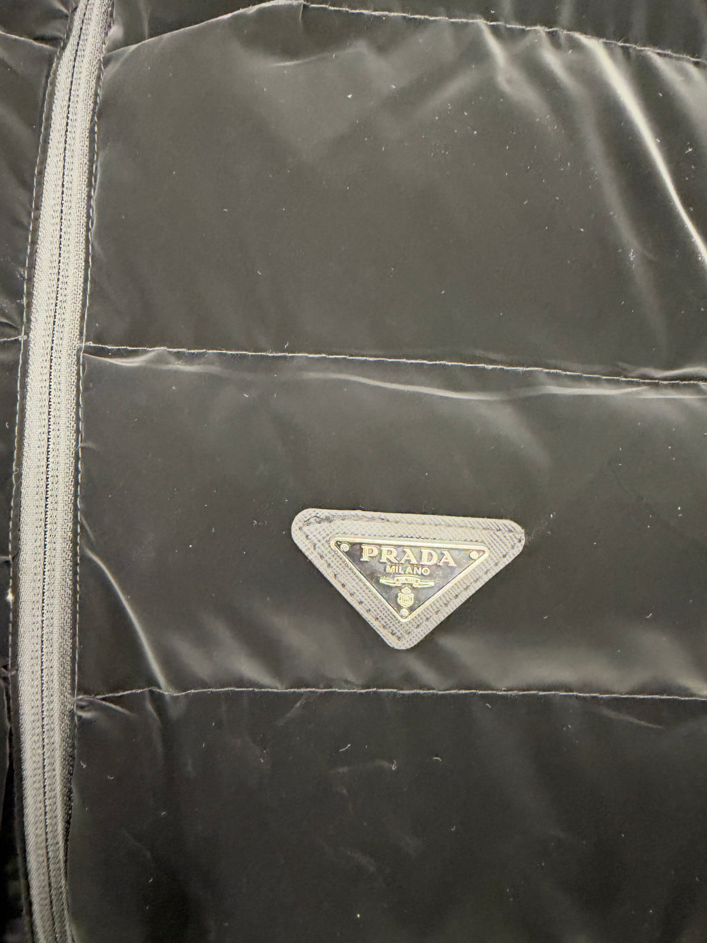 Prada Black Puffer Vest