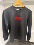 Off-White Graphic Crewneck Sweatshirt – Ανδρική Μπλούζα Φούτερ Μαύρο / Black