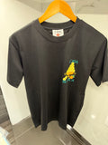 Casablanca Black Tennis Fruit Print T-Shirt