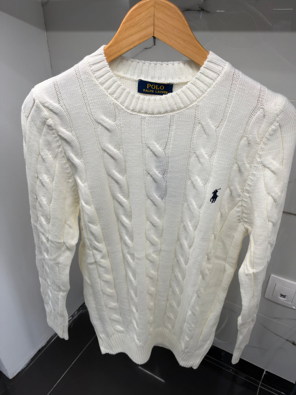 Polo Ralph Lauren Cable-Knit Sweater – Λευκό/White