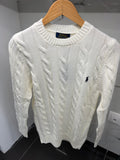 Polo Ralph Lauren Cable-Knit Sweater – Λευκό/White