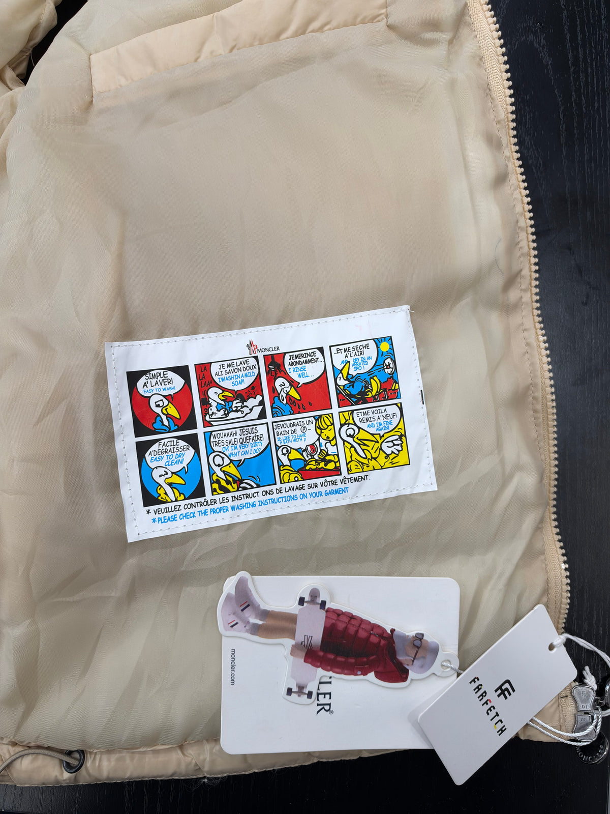 MONCLER Beige Puffer Vest