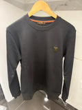 Loro Piana Crewneck Sweatshirt – Ανδρική Μπλούζα Φούτερ Μαύρο / Black