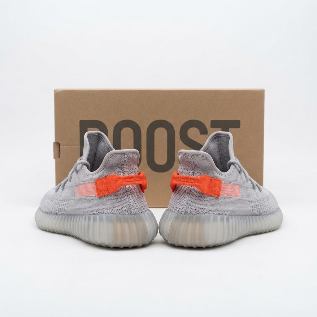 Adidas Yeezy Boost 350 V2 Tail Light – Grey/Orange Sneakers