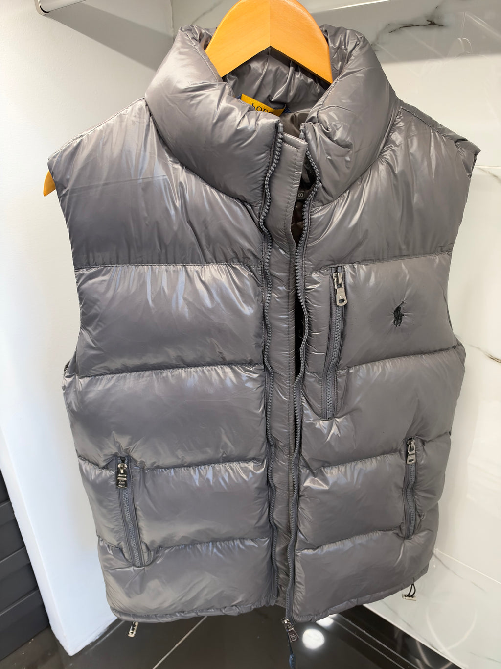 Polo Ralph Lauren Grey Puffer Vest