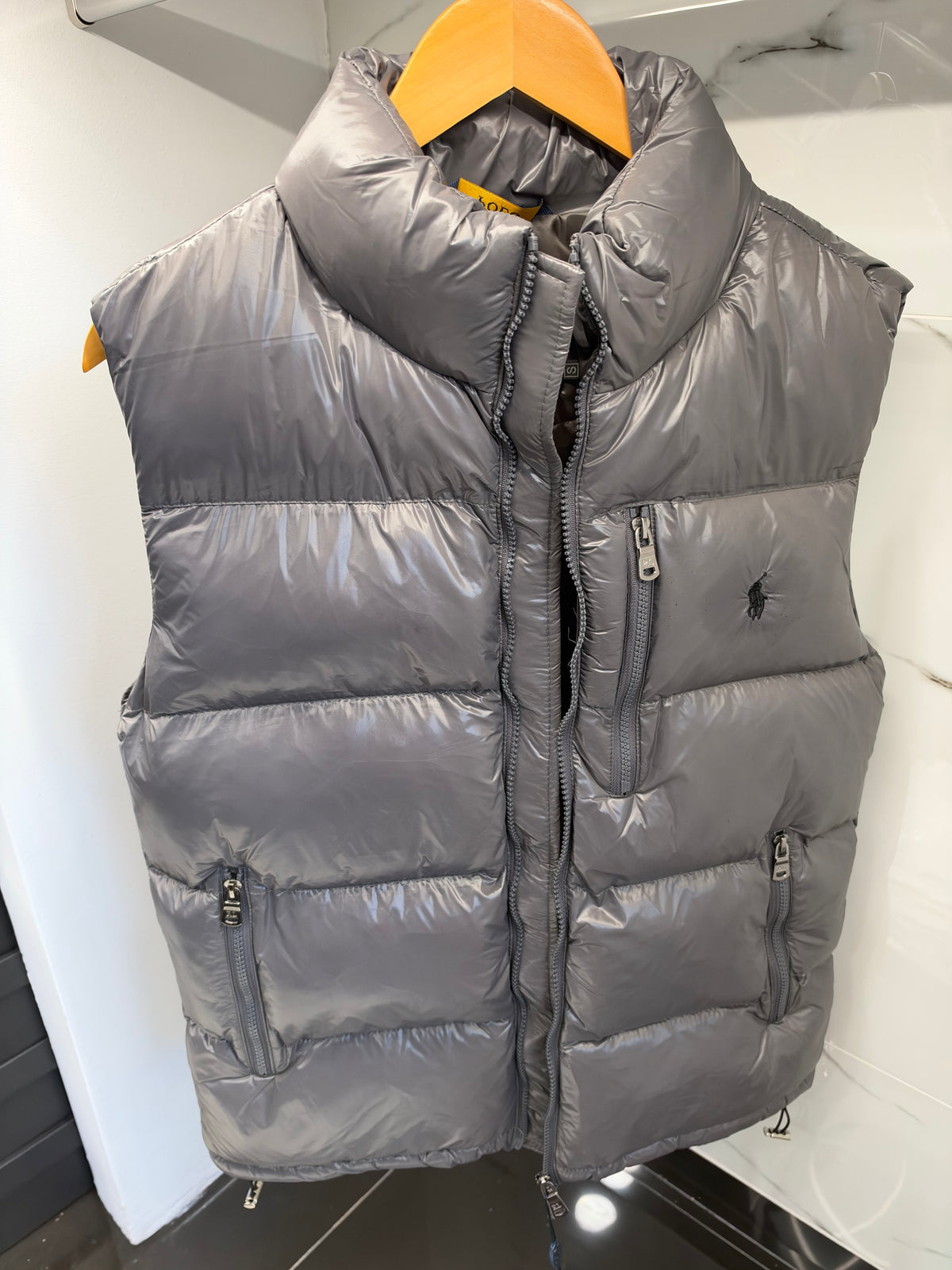 Polo Ralph Lauren Grey Puffer Vest