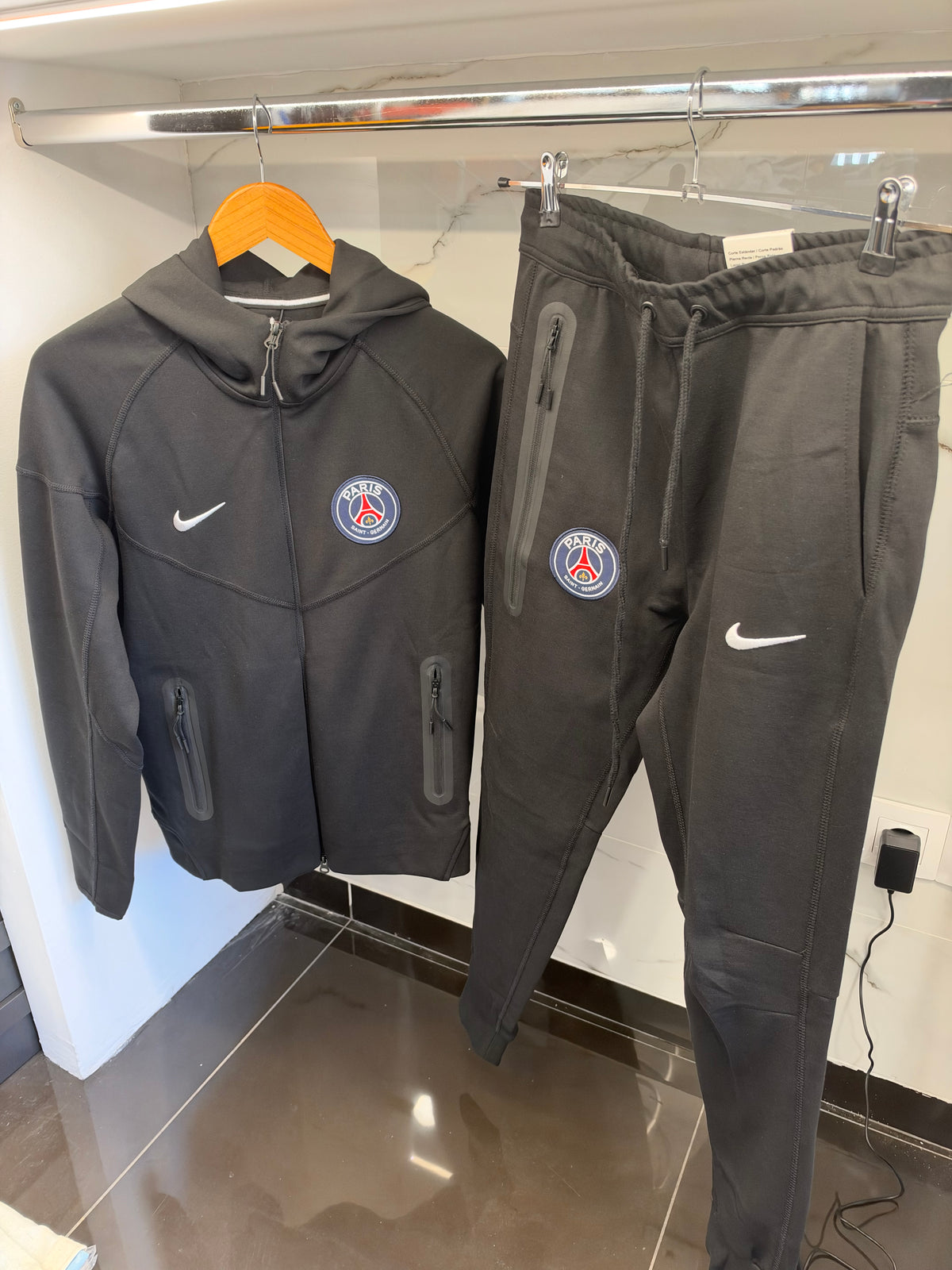 Nike PSG Tech Fleece Tracksuit – Σετ Φόρμας Μαύρο/Black
