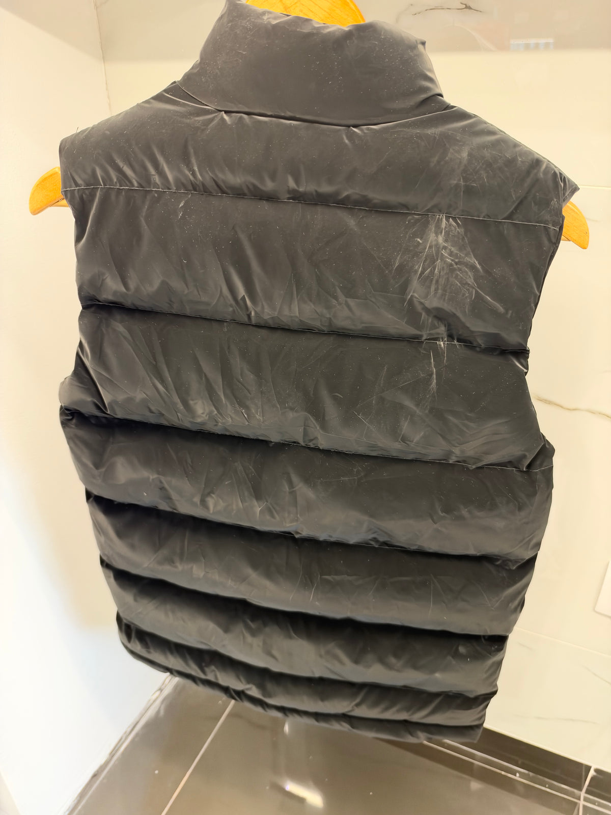 Lacoste Black Puffer Vest