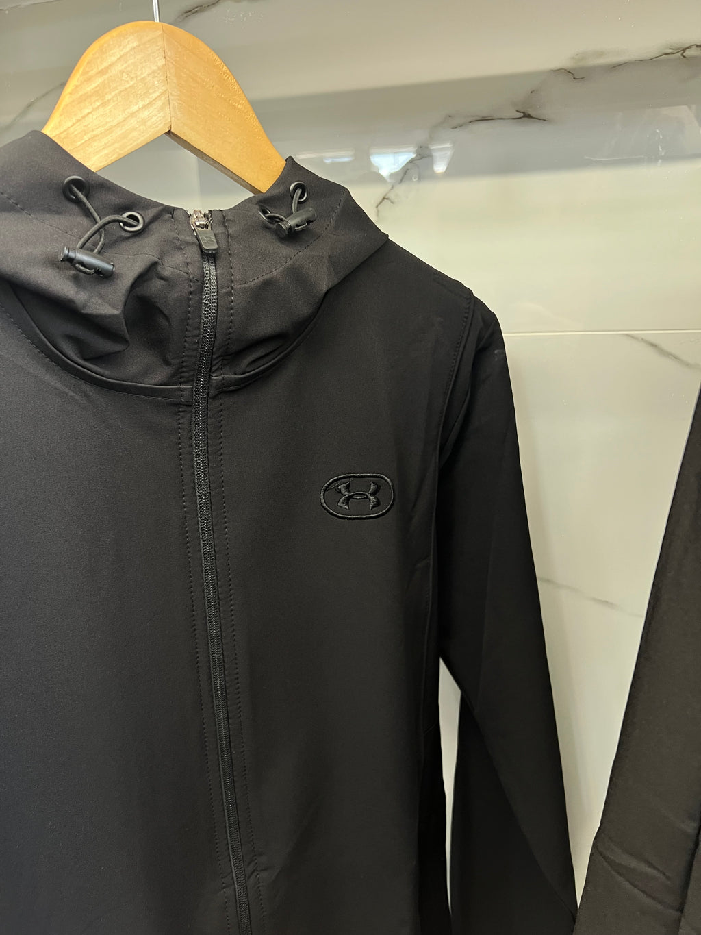 Under Armour Minimal Windbreaker Tracksuit – Αντιανεμικό Σετ Μαύρο