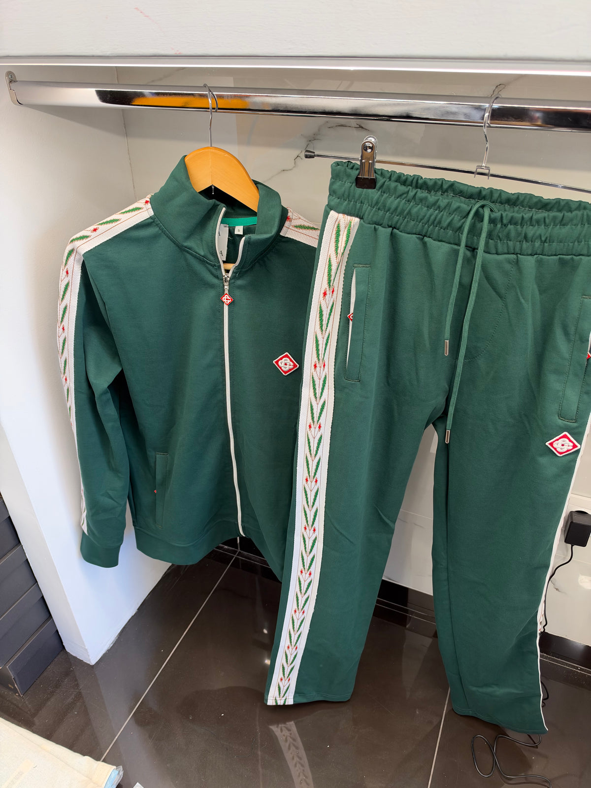 Casablanca Laurel Tape Tracksuit – Σετ Φόρμας Πράσινο