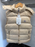 MONCLER Beige Puffer Vest