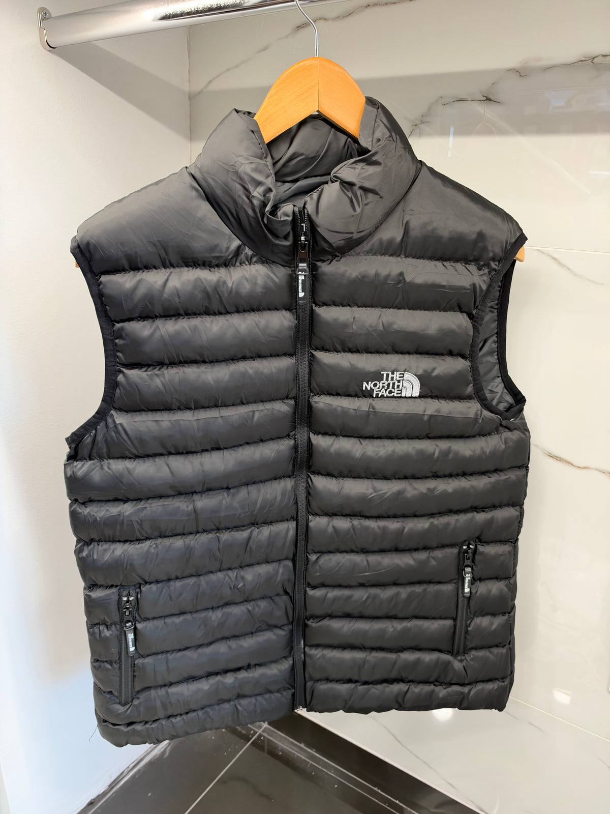 The North Face Black Puffer Vest
