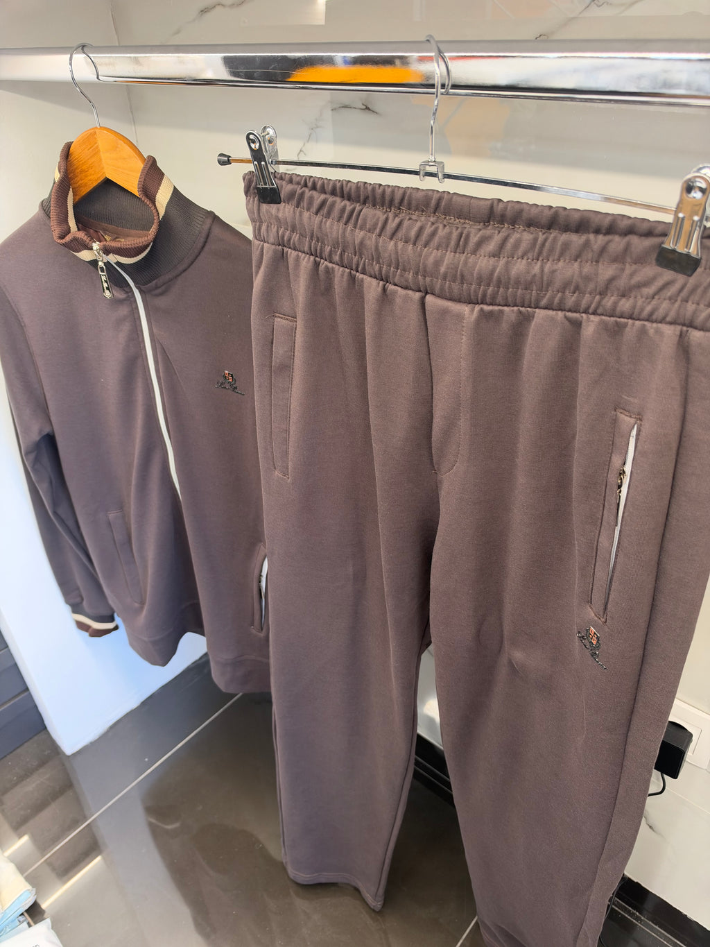 Loro Piana Classic Tracksuit – Σετ Φόρμας Ανθρακί
