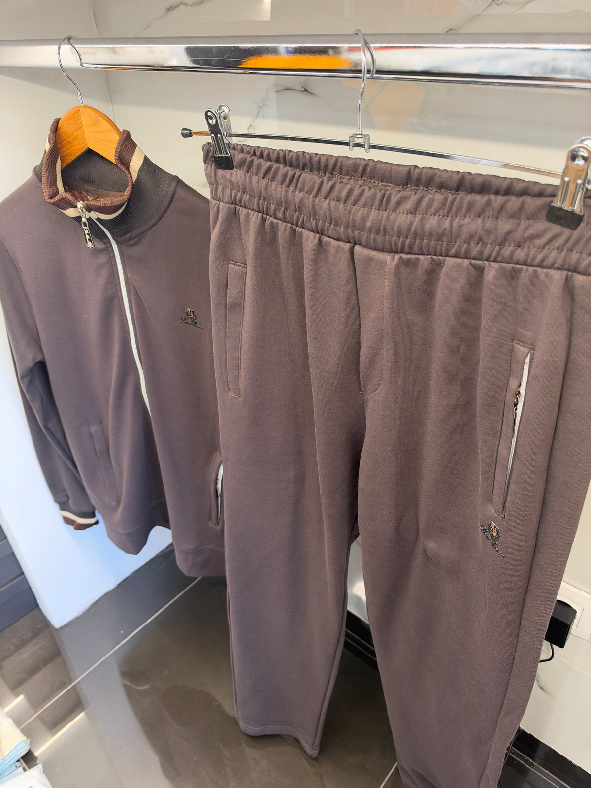 Loro Piana Classic Tracksuit – Σετ Φόρμας Ανθρακί