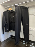 Nike Dri-FIT Swoosh Windbreaker Tracksuit – Αντιανεμικό Σετ Μαύρο