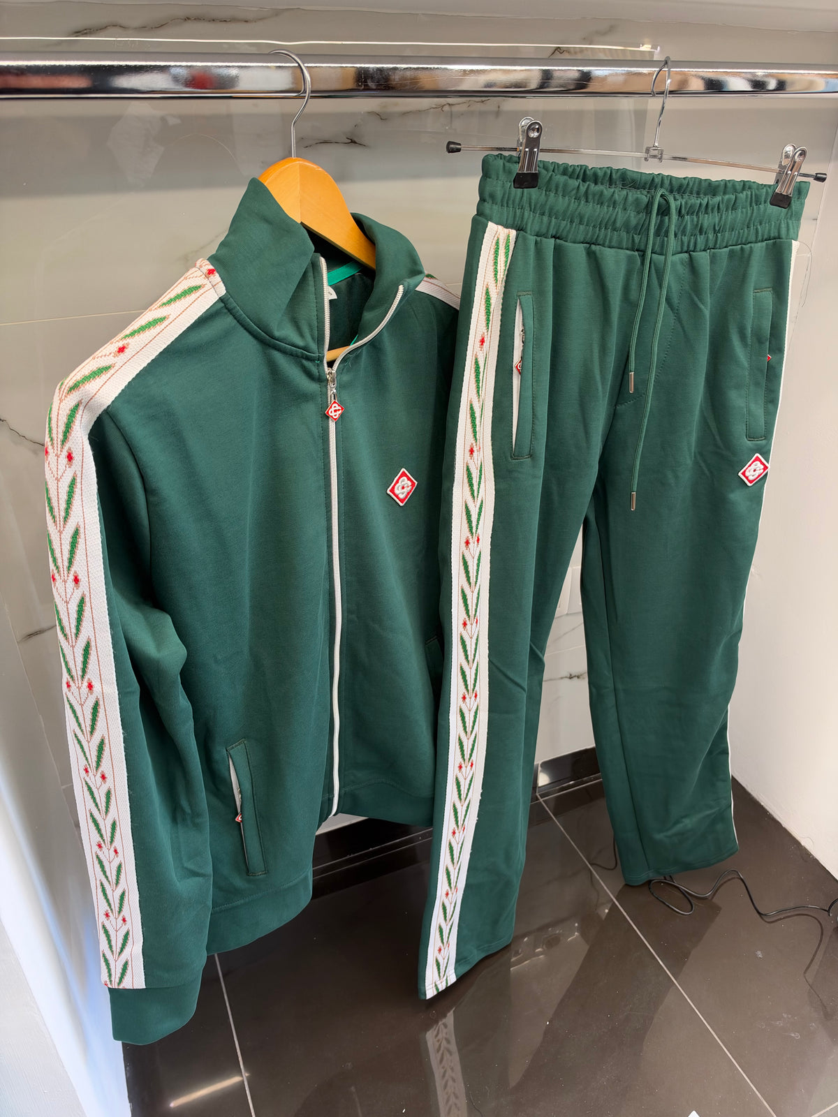 Casablanca Laurel Tape Tracksuit – Σετ Φόρμας Πράσινο