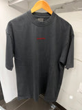 Balenciaga Washed Black Logo T-Shirt