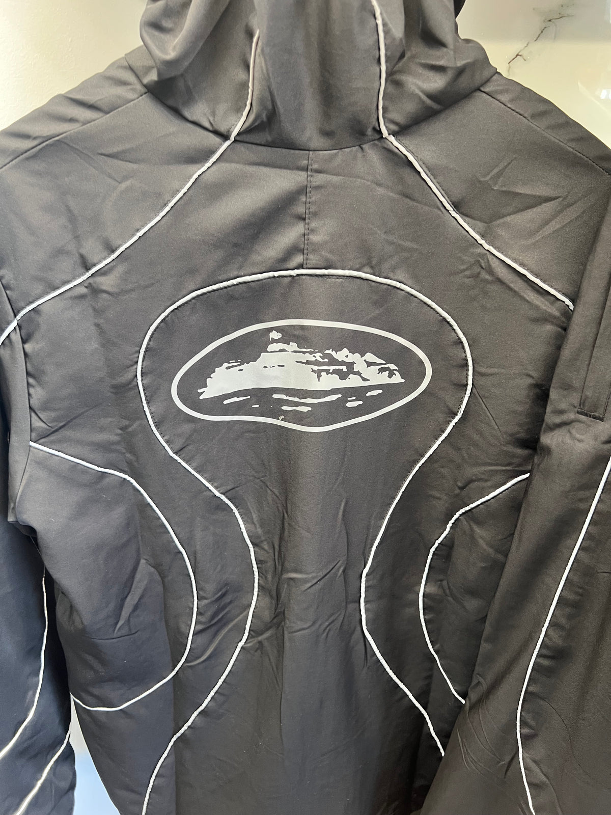 Nike Air Max Plus Windbreaker Tracksuit – Αντιανεμικό Σετ Μαύρο / Λευκό